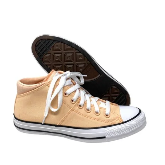 Converse Chuck Taylor All Star Madison Mid Sneakers Women's Coral Canvas A05002F - Picture 7 of 9